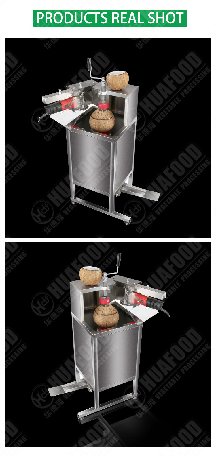 Old coconut coir fiber removing machine coconut peeling machine coconut dehusking machine