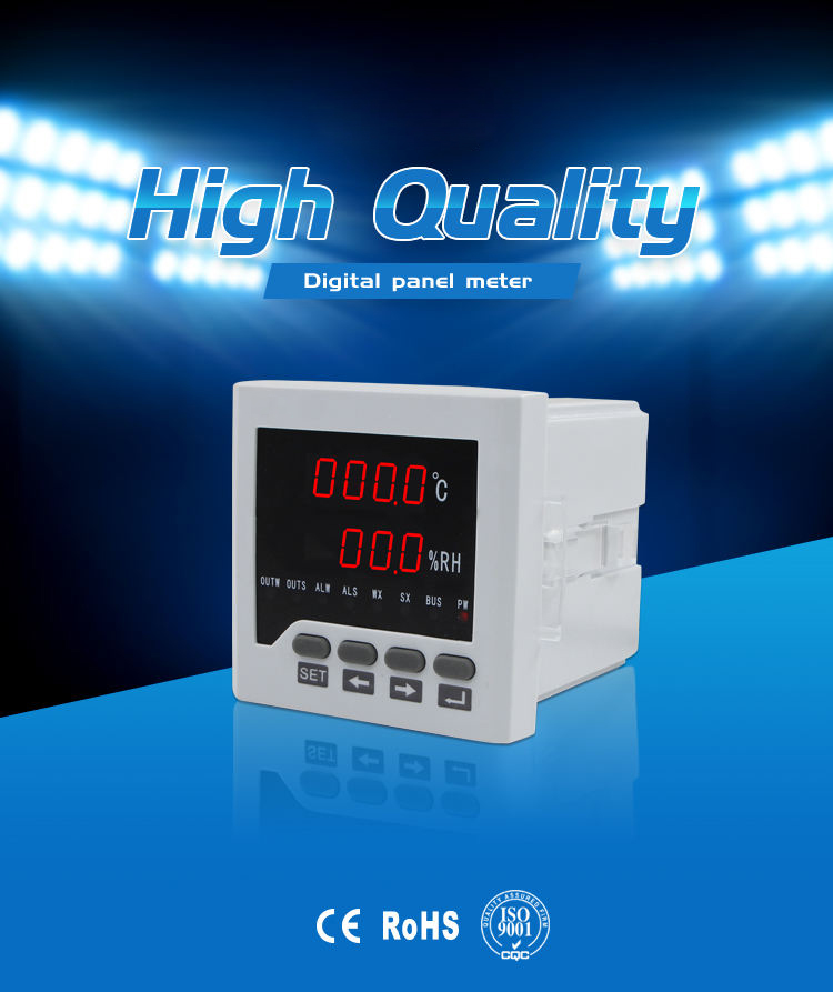 WSK302 72*72MM Digital Programmable Thermal Thermostat temperature And Humidity Controller With LED Display