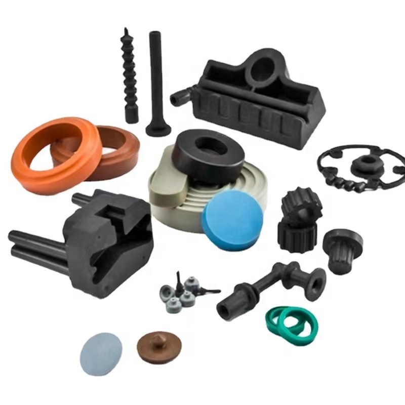 Highly Accurate Rubber Moulding Parts Molded Silicone Parts Custom Service