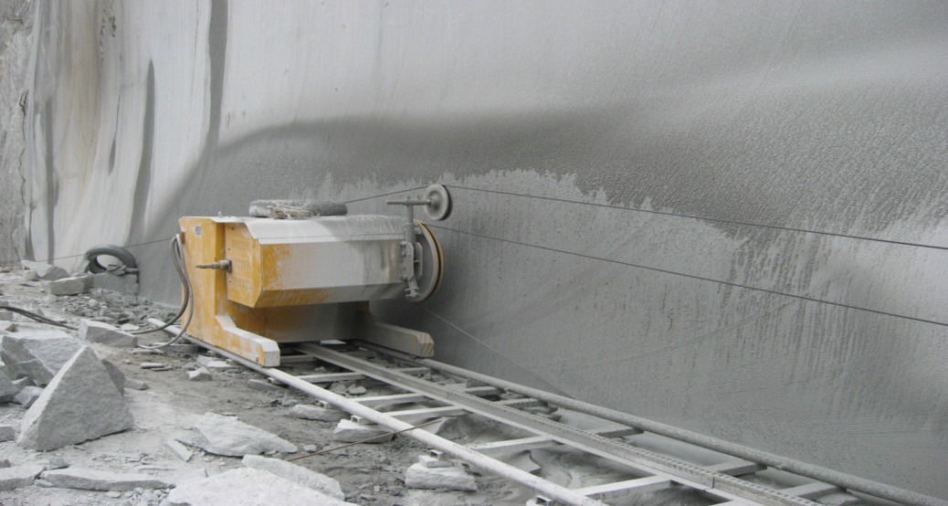 Diamond Wire Saw 120m 30m/S Wire Quarry Stone Cutting Machine 110kw