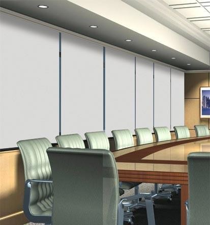Horizontal Interior Roller Blinds Double Sided Color Coating 320-340g/m2