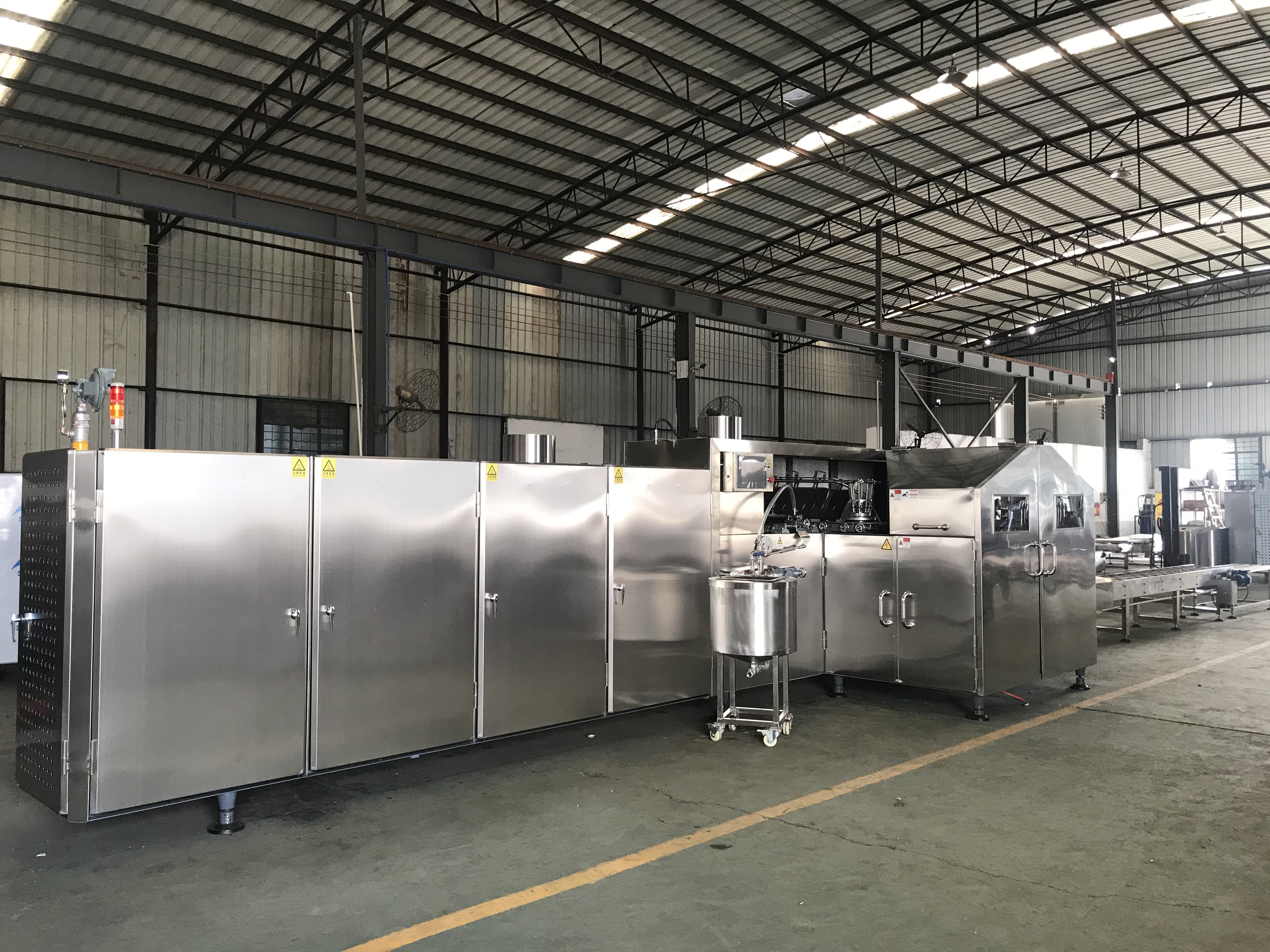 SD80-53A Maker Sugar Ice Cream Cone Make Production Line 8-10kg/h LPG Consumption