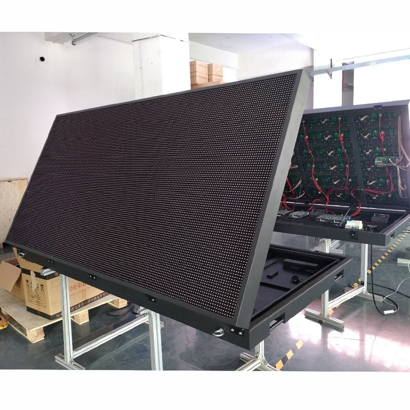 Outdoor Lightweight Cabinet P6mm Front Service LED Screen RGB Color