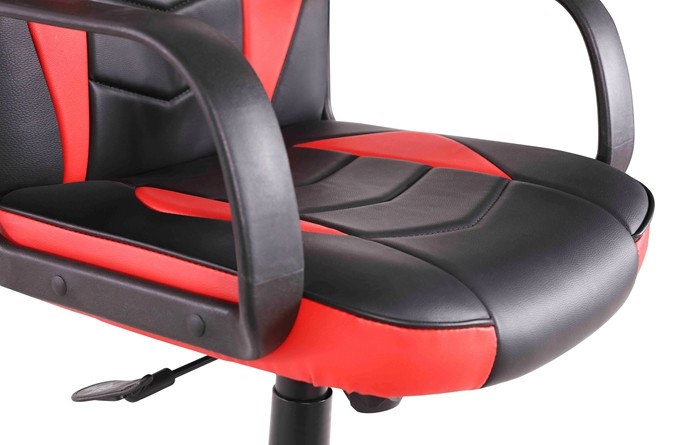 0.224 CBM 11.5kg Leather Swivel Office Chair Reclining Swivel Gaming Chair 360 Degree