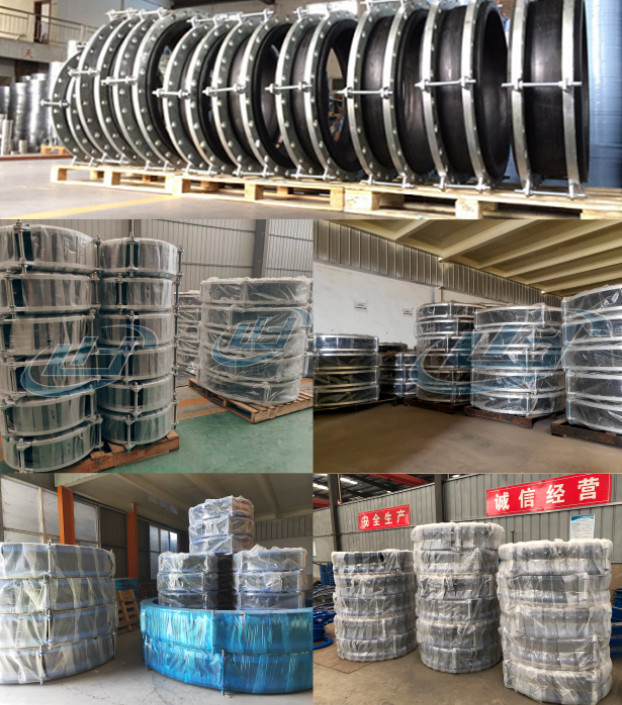 DN150 PN16 Customizable Face Fully Sealed Rubber Expansion Joint Forged