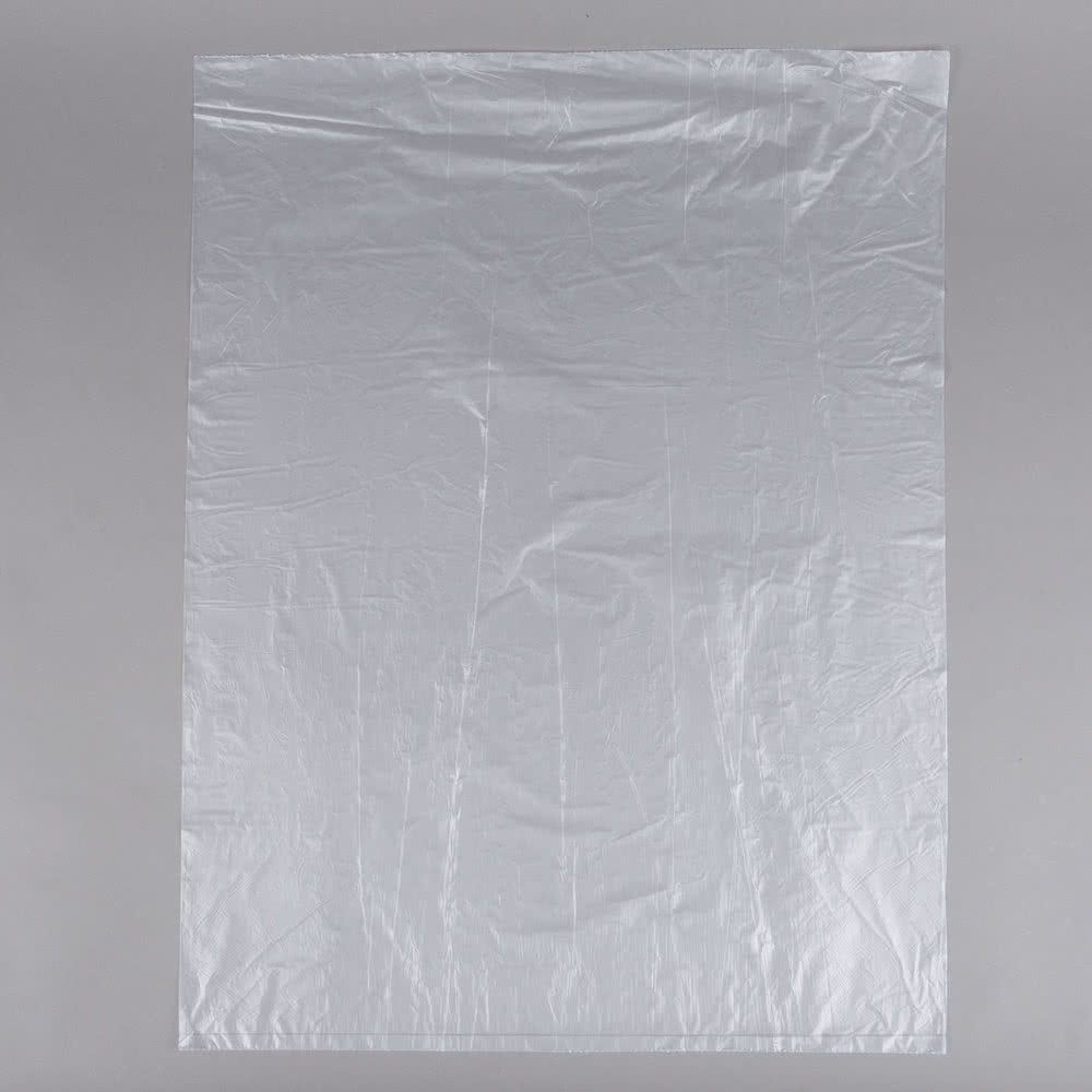 HDPE Material Plastic Flat Bags 18" X 24" Custom Printed For Supermarket