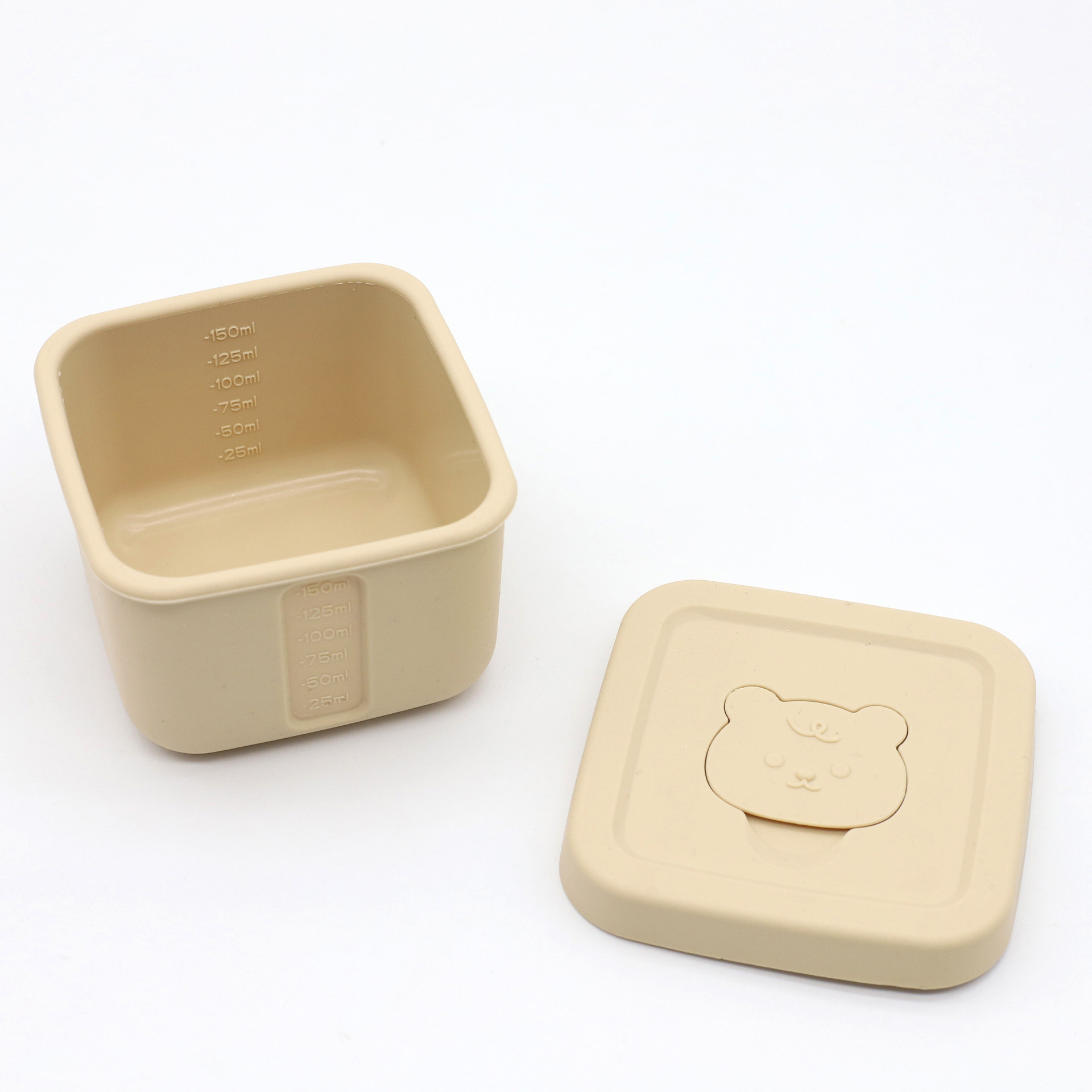 Silicone Baby Food Storage Containers, 4 Oz Reusable Small Snack Containers Freezer Storage With Airtight Lids Leak Proof For Infants Kids Babies,