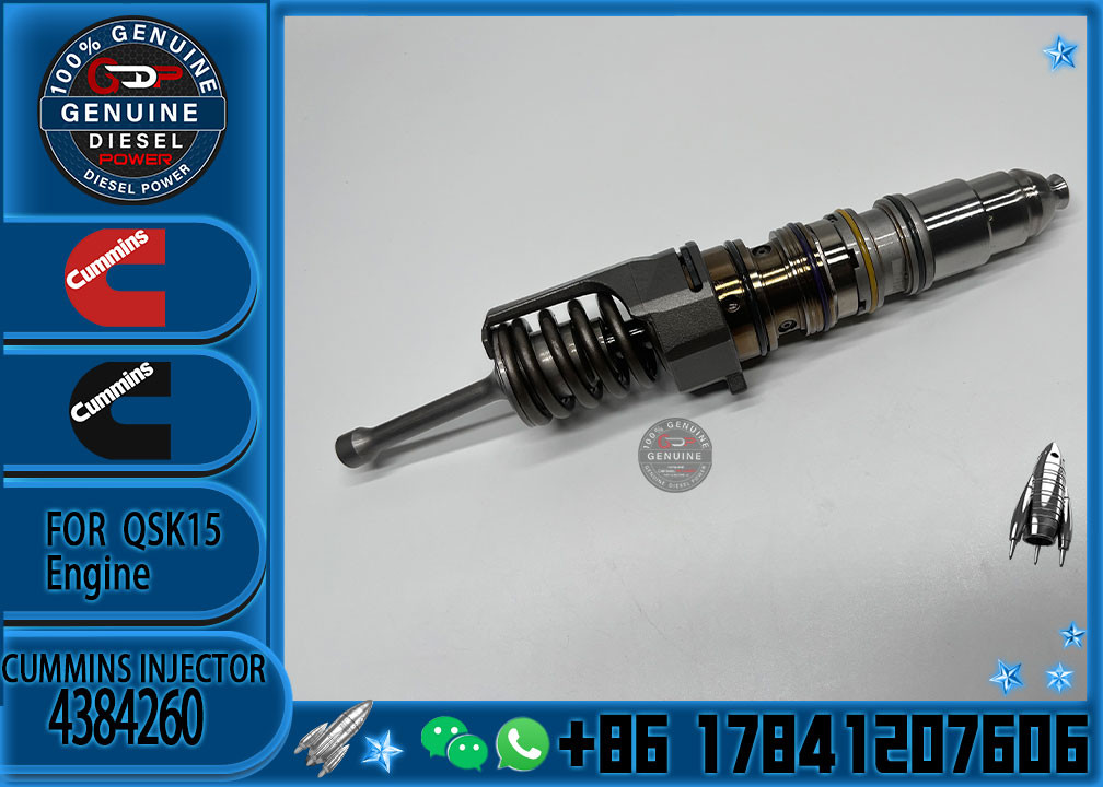 Durable Fuel Injector Assembly 4384260 For Cummins Engine QSKX15 Series