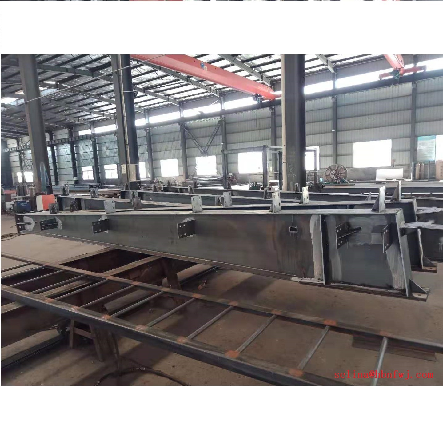 Large Heavy Duty Metal Steel Structure Welding Frame Fabrication with Customized Logo