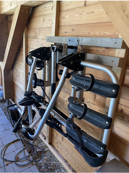 Bike Wall Mount Storage Hanger Stand Bicycle Cycling Rear Rack with 4mm-5mm thickness