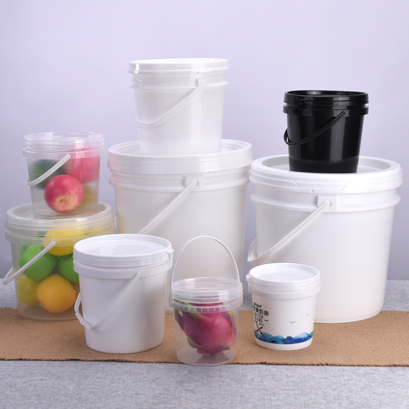 25L Plastic Bucket With Lid And Handle For Water Storage And Industrial Fluid Storage