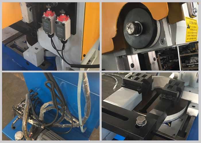 Manual Feeding Semi Automatic Pipe Cutting Machine With Oil Pressure Controller