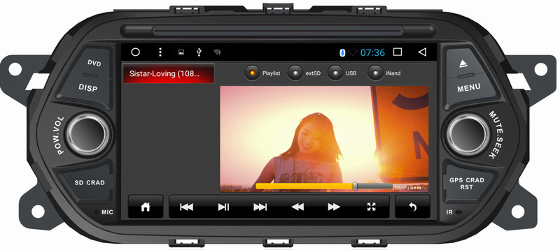 Ouchuangbo car radio android 6.0 for Fiat Egea with DDR3 2GB digital screen MIC steering wheel control