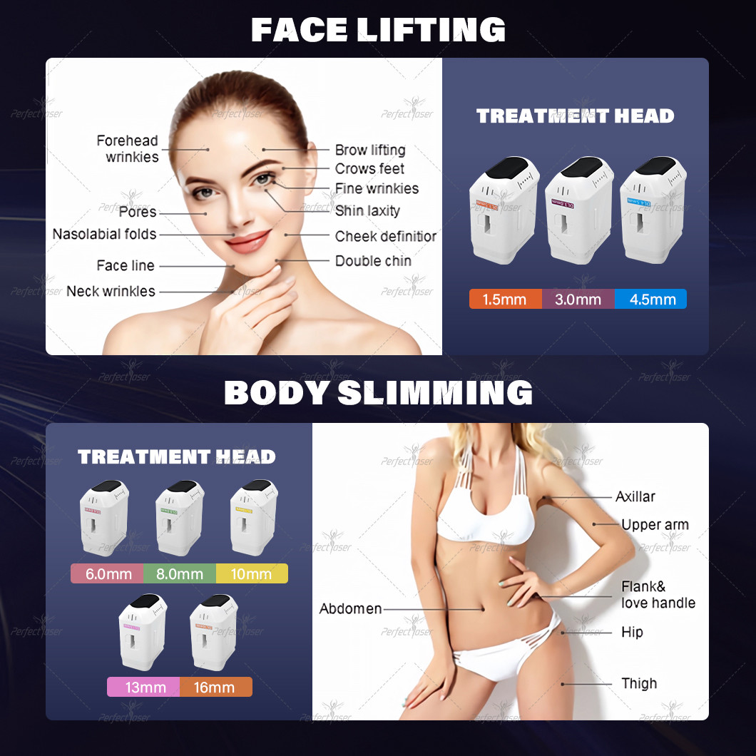 5 in 1 Hifu High Intensity Focused Ultrasoud Vmax Face Rejuvenation Wrinkle Removal Vaginal Tightening Machine