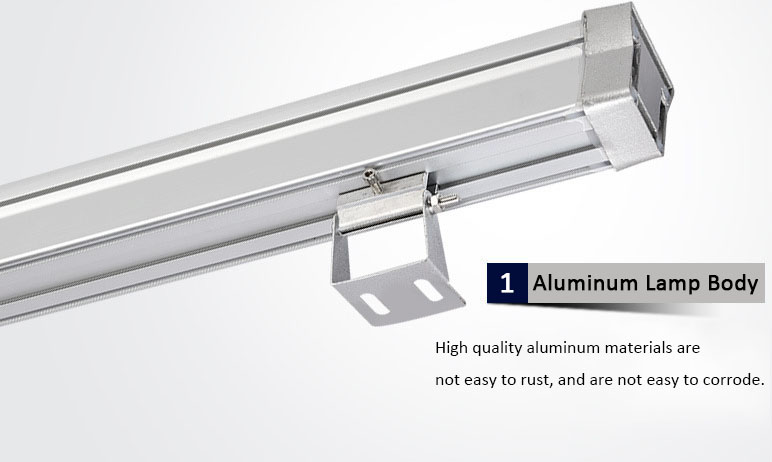 24v 36w DMX 512 LED Wall Wash Outdoor Lighting 3 In 1 Type With 5 Pin XLR Connector