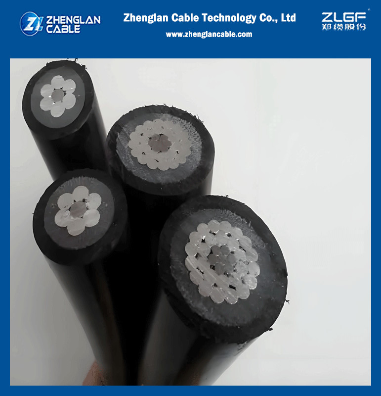 15KV 25KV 35KV Covered Aerial 3-Layer MV Cable Spacer Cable or Tree Wire