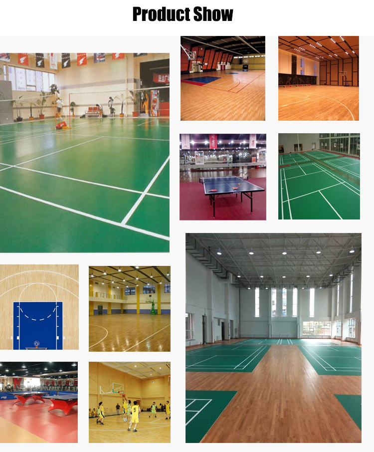 Relle Vinyl Flooring Rolls for Glue Down Installation on Indoor Futsal Court Sports