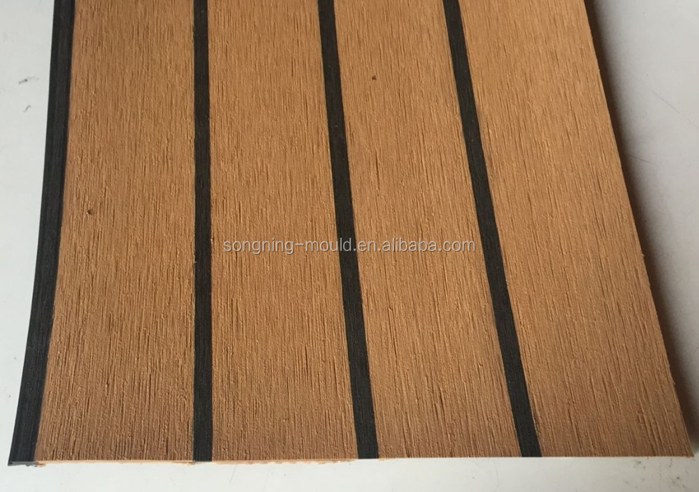 LIKEWOOD PVC Boat Floor Engineered Flooring for Synthetic Teak Decking on Luxury Yachts