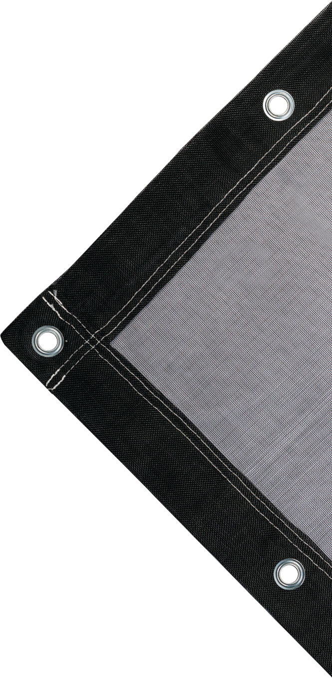6 Inch Woven Pvc Mesh Fabric Pocket Opening Shade PVC Coated Trailer Tarp For Truck Bed Cover
