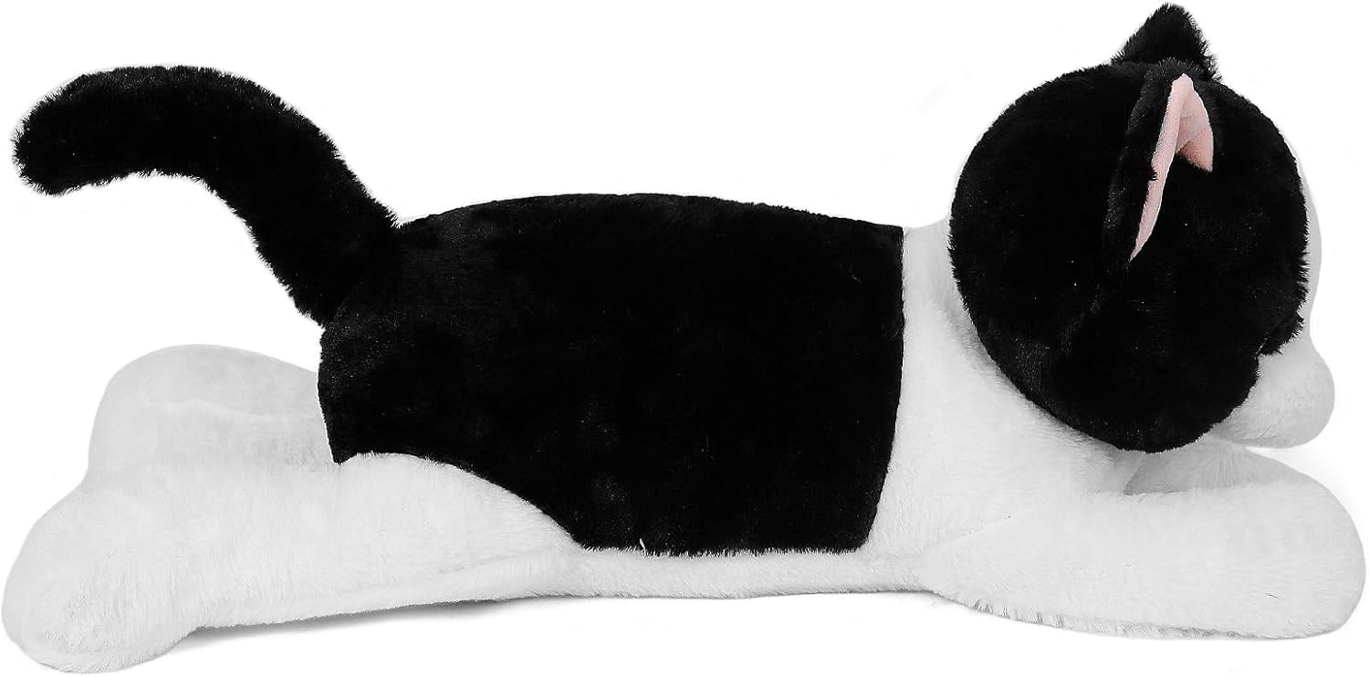 27 inches Cat Weighted stuffed animals, Cuddly Weighted Cat Plush Pillow Giant Plushie Ideal Gift for Adults & Kids