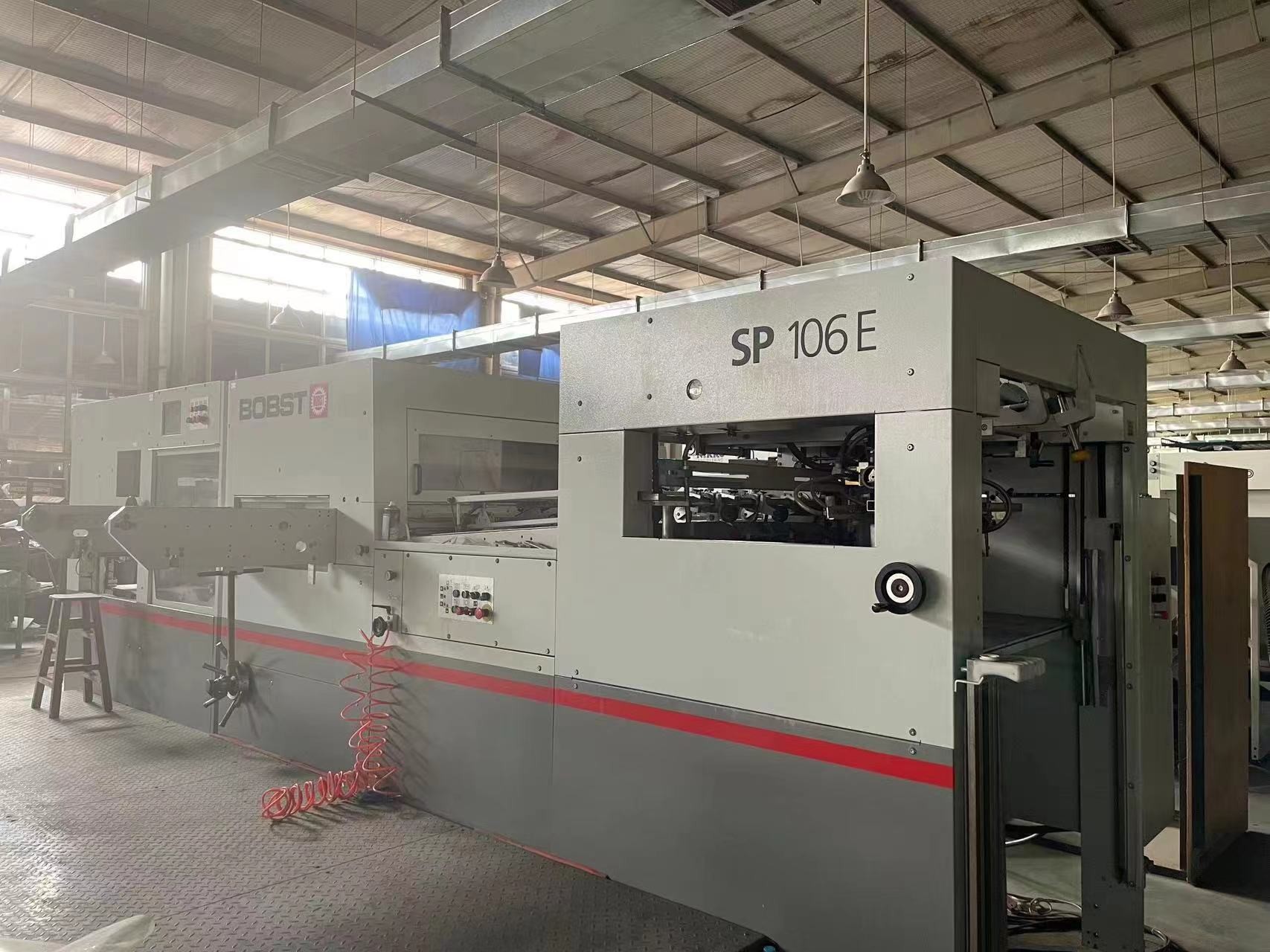 BOBST SP106E Used Die Cutter Automatic Die Cutting Striping Machine