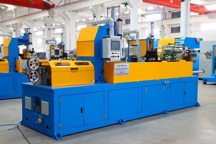 630 Double Head Wire Bobbin Winding Machine , 200m/min Automatic Wire Wrap Machine