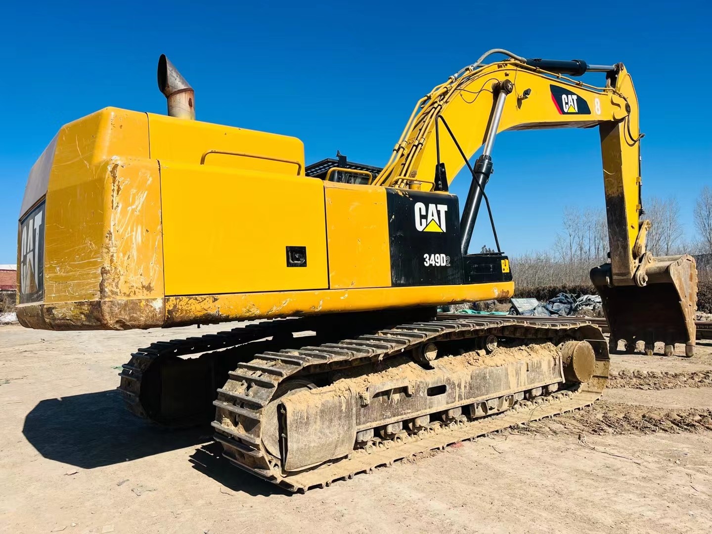 Second-Hand CAT349D2 Excavator Bucket Capacity 2.1 Cubic Meters