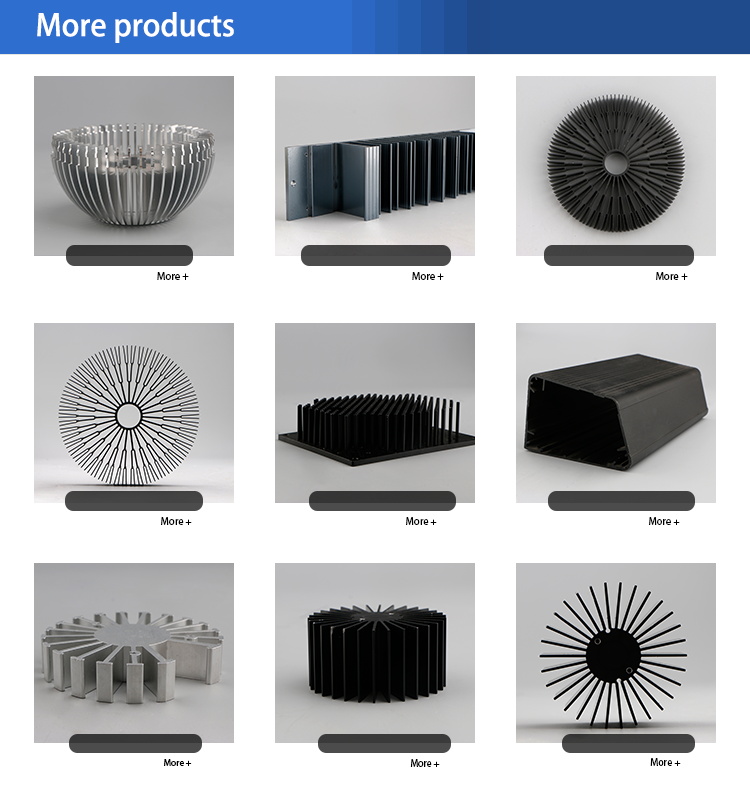 Red Anodized Aluminum Sunflower Radiator Led Cylindrical Heat Sink For Tracking Light