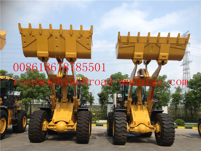 Strong Frame Small Wheel Loader Operating Weight 10T With FOPS Cabin