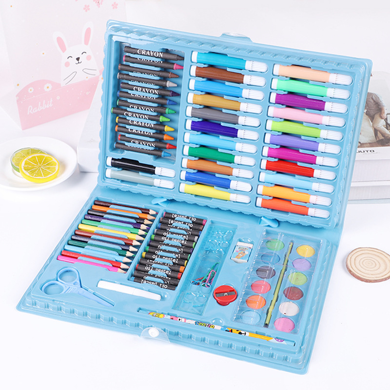 Children School Supplies Christmas Cartoon Eraser Pencil Set with Red Wood Pencils