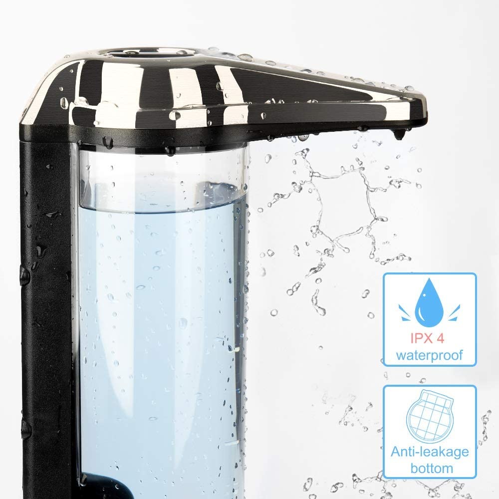 500ML Brushed Nickel Touchless Soap Dispenser