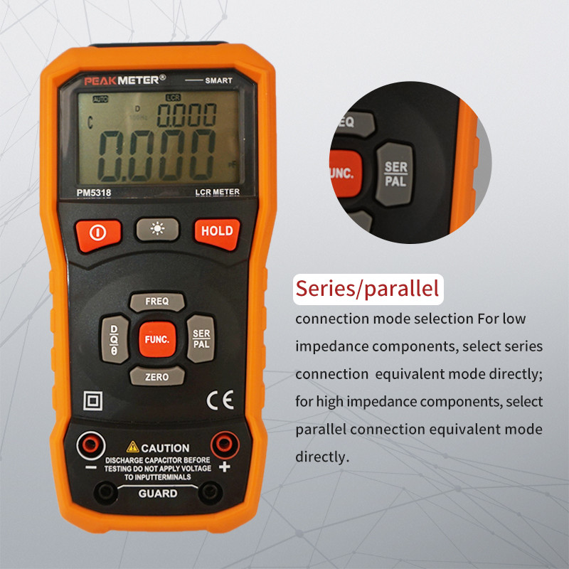 Ac Dc 10 - 50 Amp Auto Range Digital Multimeter High Reliability And Safety