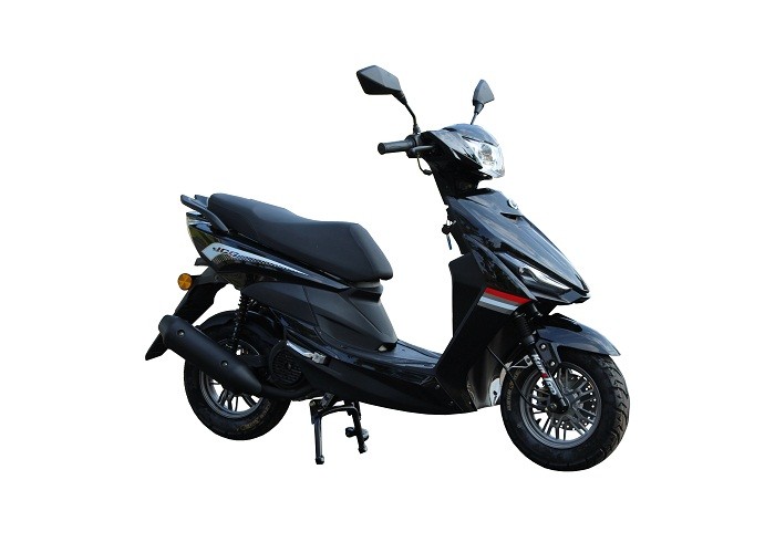 Lightweight Gas Motor Scooter 80km/h Max Speed Anti Skid Tire Long Lifespan