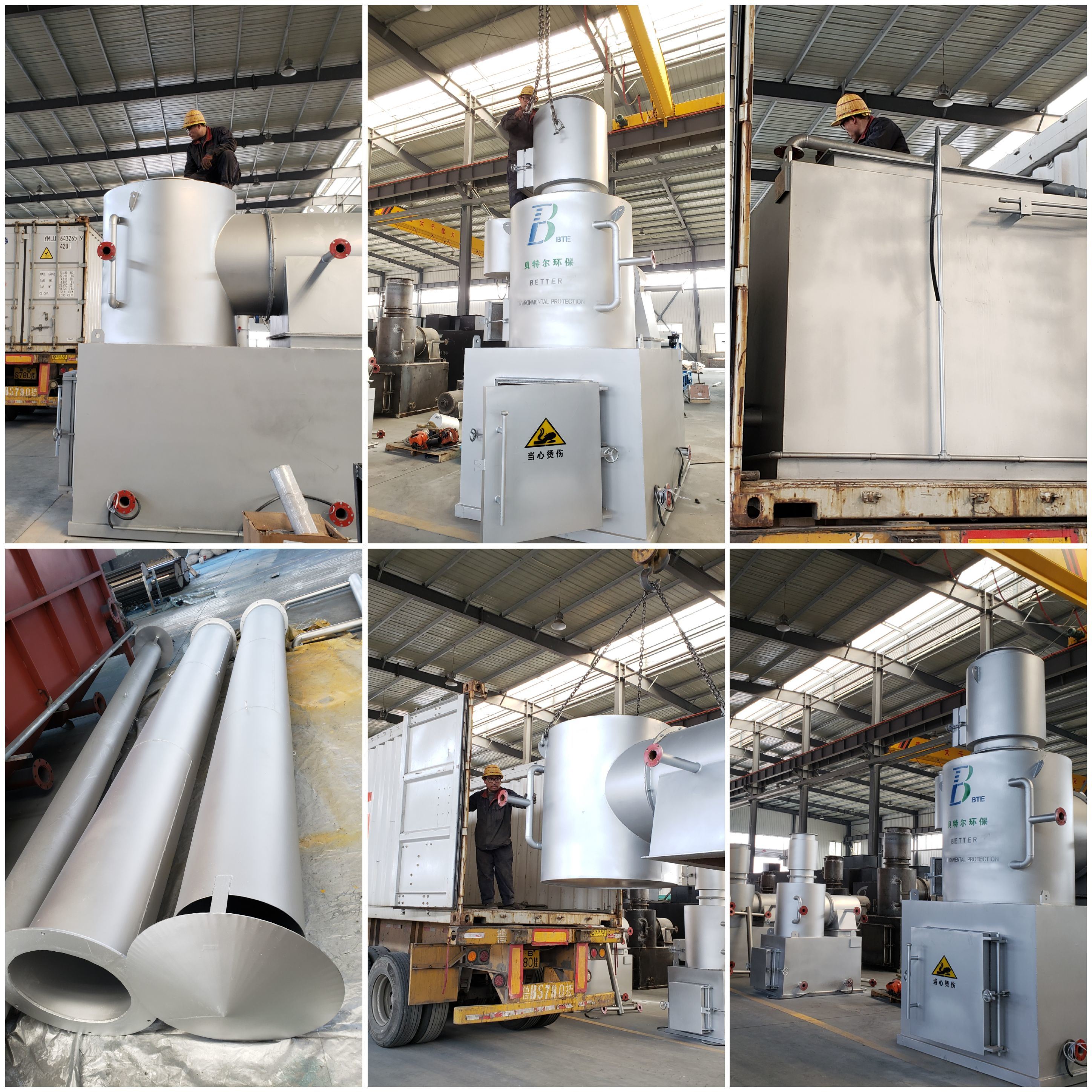 Engine-Powered Smokeless Cremation Machine with Video Outgoing-Inspection Provided