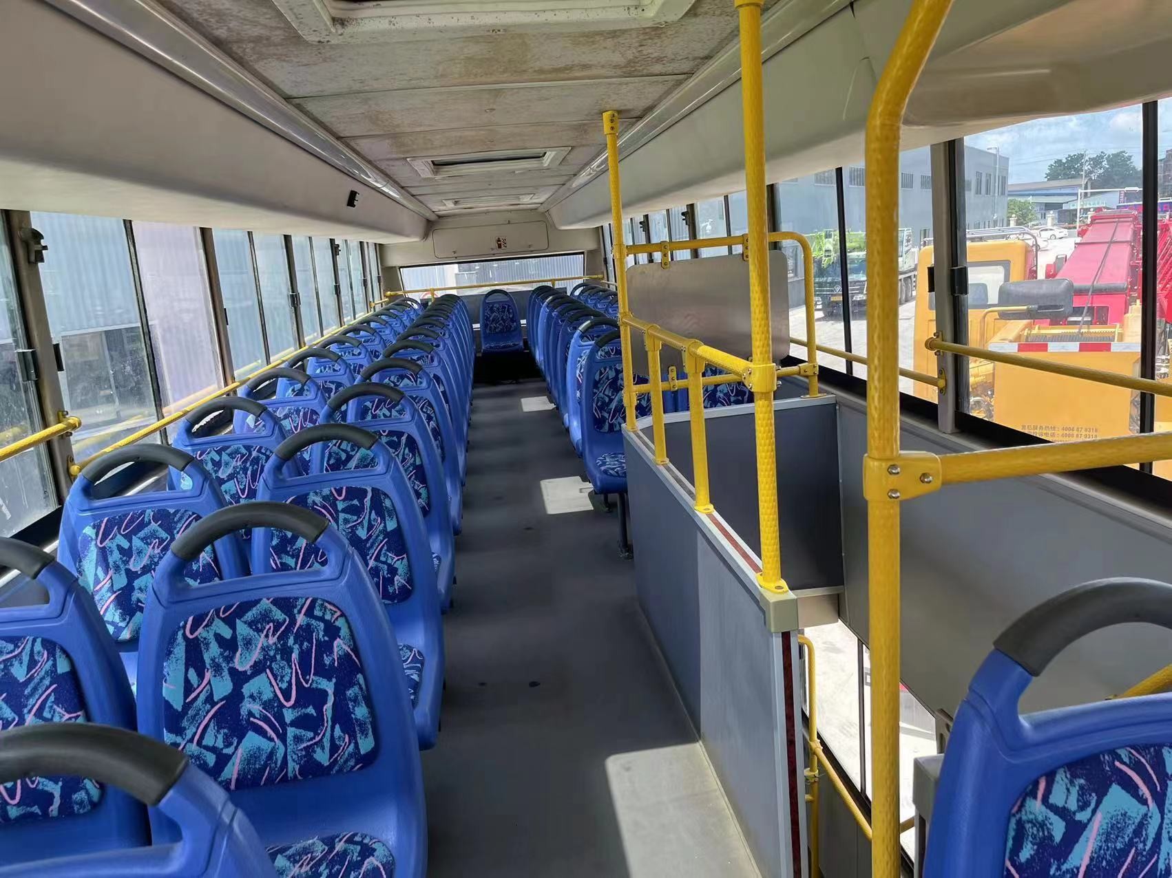 Zk6116HG Used Travel Bus Yutong 86/78 People Second Hand City Bus Double Deck