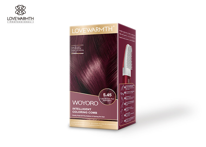 Mild Formula Hair Dye Coloring Brush Comb , Smart Instant Colour Comb Easy To Color