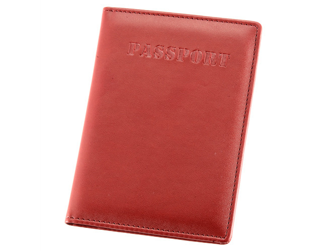 Pink PU Leather Passport Holder Cover Personalised Passport Wallet