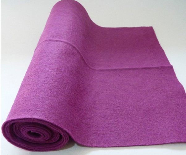 various color wool pressed nonwoven felt,customized thickness felt wool fabric