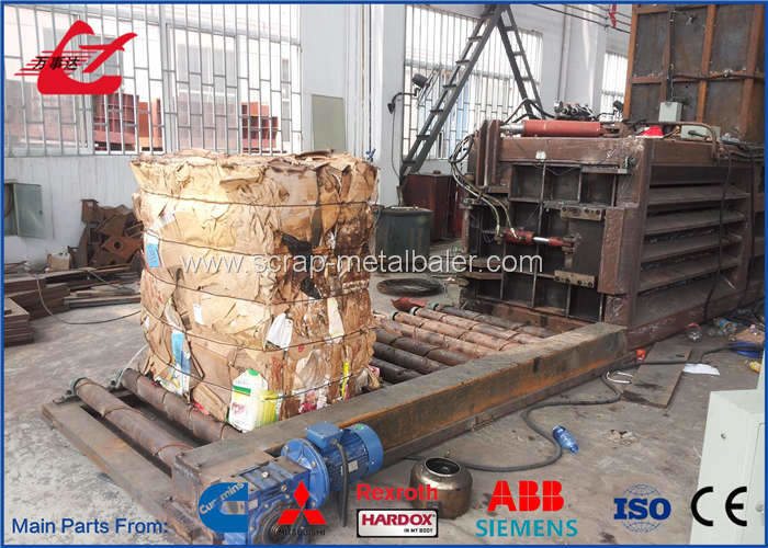 Horizontal Baling Machine Hydraulic Waste Plastic PET Bottle Baler Compactor