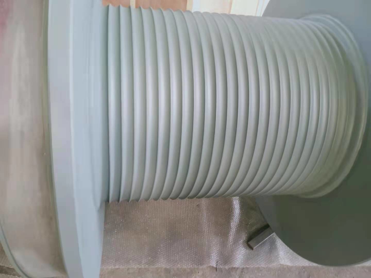 Hot Spray Zinc 8mm Cable Winch Drum With Lebus Grooves For Construction