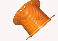 Helical Spiral Grooved Drum Orange Winch Drum SS304 Material GJB Standard