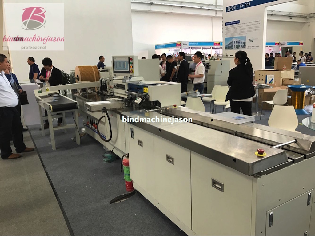 Automatic wire o binding machine PBW580S with punching and auto conveyor