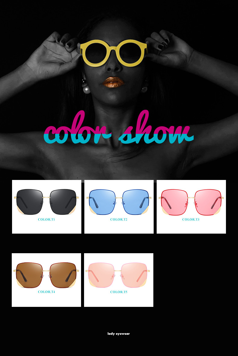Driving Windproof Custom Polarized Sunglasses 146MM UV400 Polarized Sunglasses Women'S