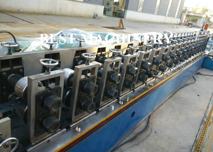 Drywall Partition C U Profile Metal Stud And Track Roll Forming Machine PLC Control