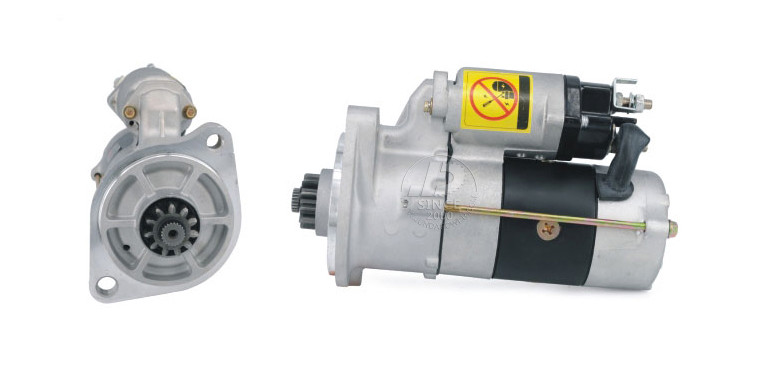 J08E 24Volt 11T 5.0KW Excavator Engine Parts HINO Starter Motor