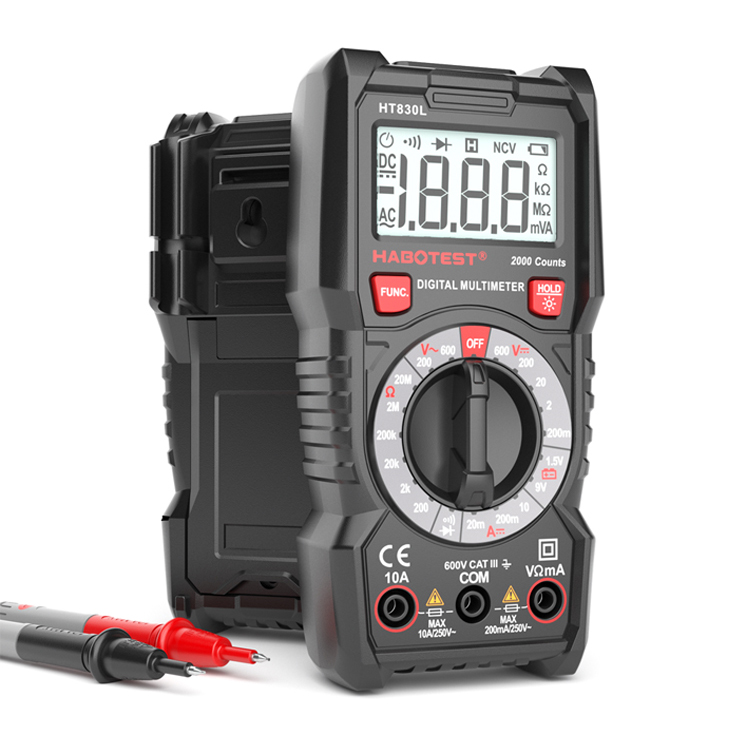 600V Handheld Portable Digital Multimeter Autorange Resistance Battery 2000 Counts