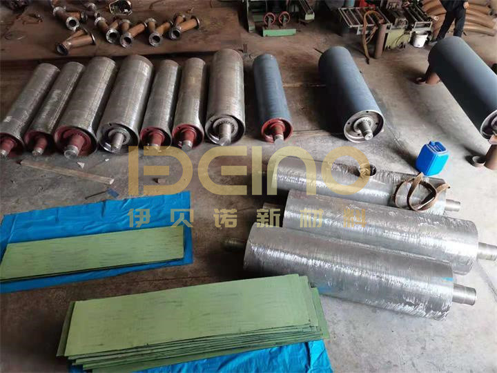Wear Resistant Roller Ceramic Lagging Sheet Ceramic Rubber Lagging