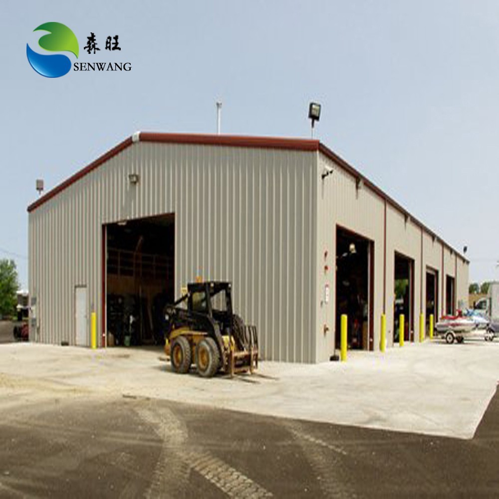 Customized Metal Frame Buildings Q355 Q235 Steel Structure Shed Workshop