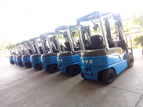 3.5 Tons Electric Forklift Truck Warehouse Material Handing Equipments