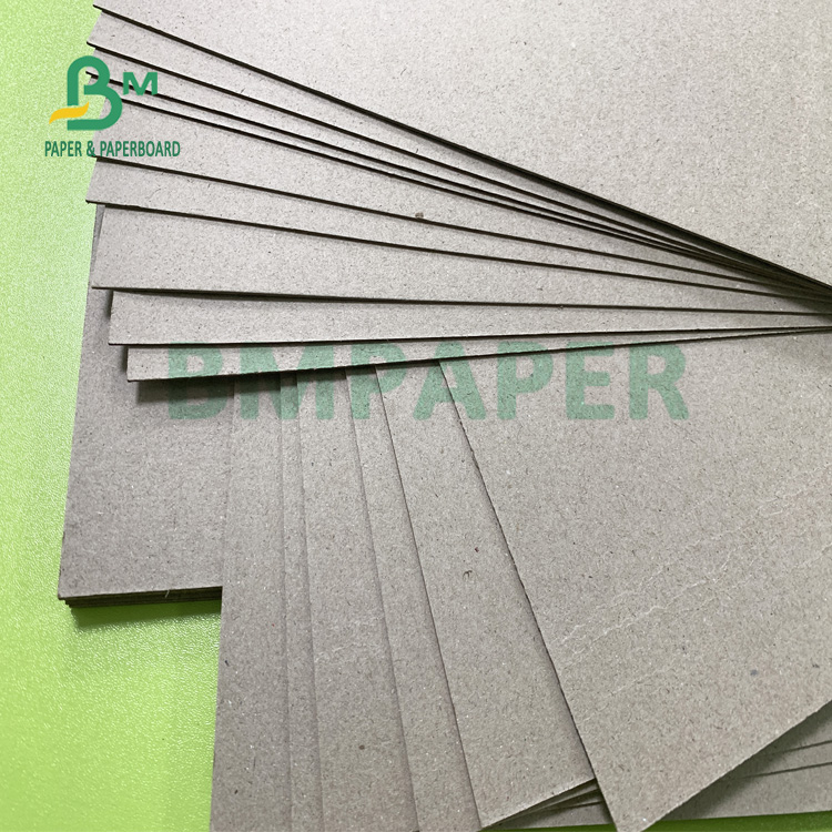 600gsm 700gsm Eco-Friendly Straw Board Both Side Grey Hard Strength